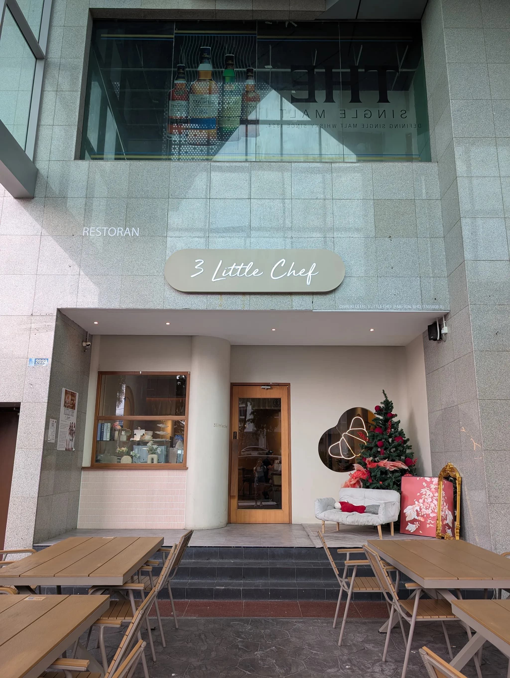 Exterior of 3littlechef at Trove Hotel, Johor Bahru, Malaysia