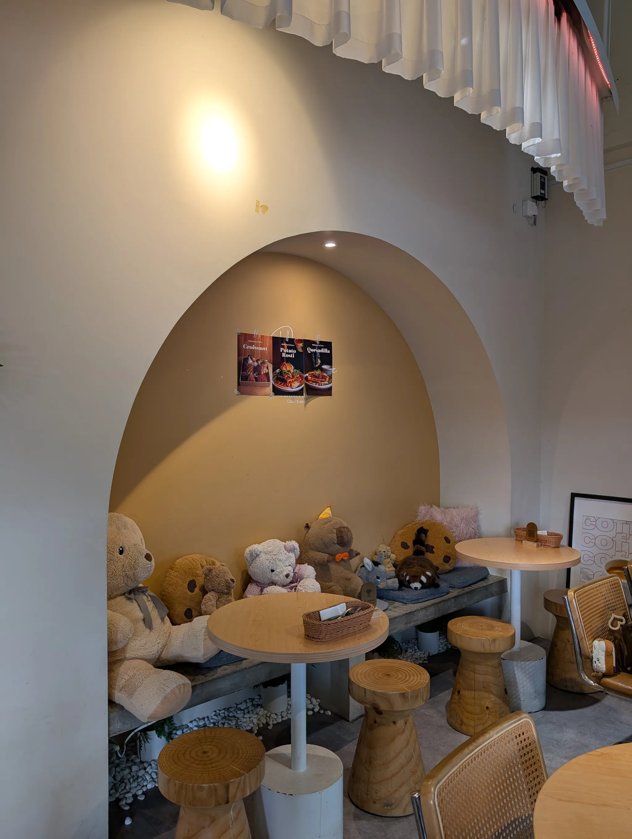 Cute plushies in 3littlechef at Trove Hotel, Johor Bahru, Malaysia