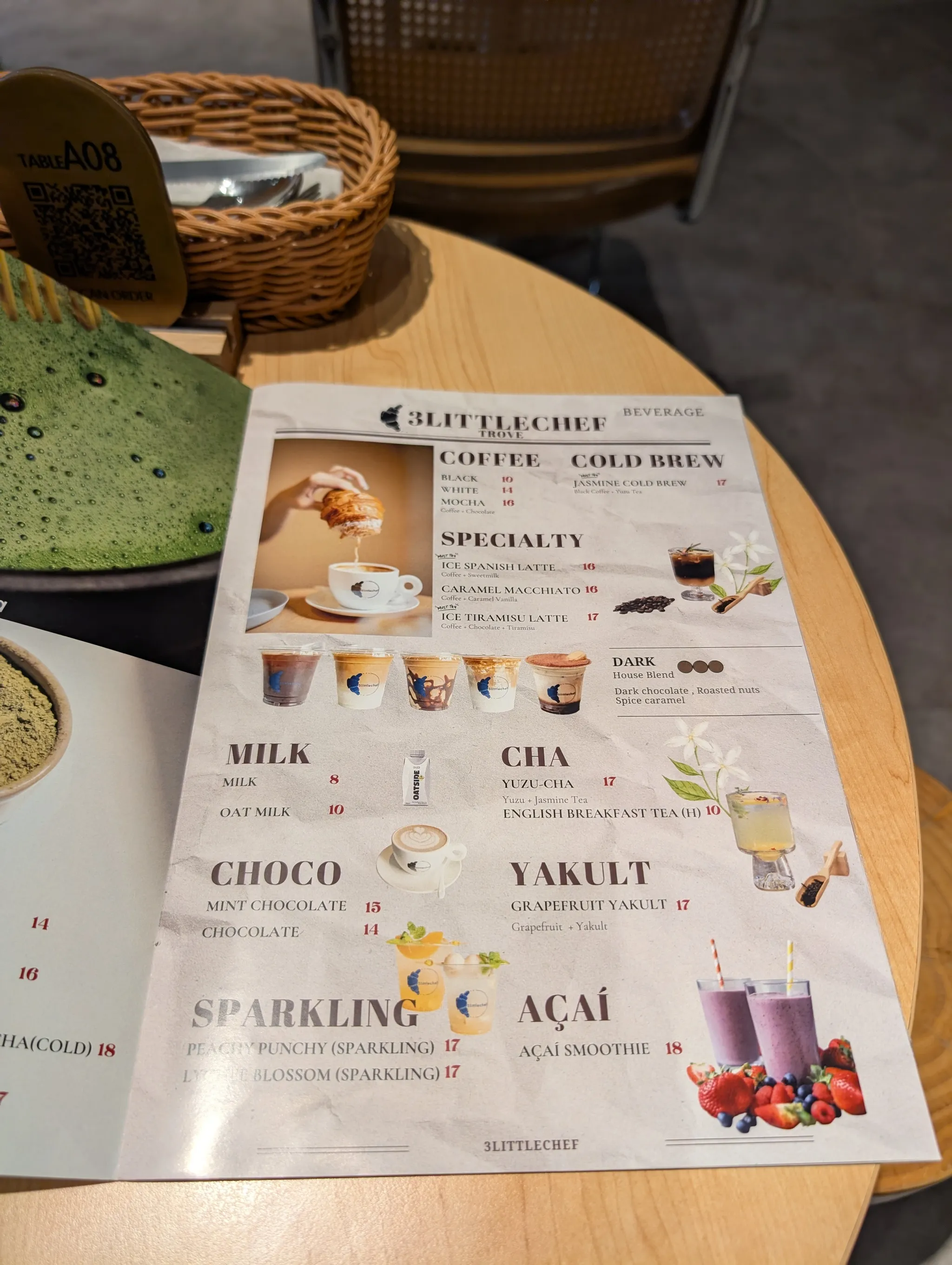 Menu from 3littlechef at Trove Hotel, Johor Bahru, Malaysia