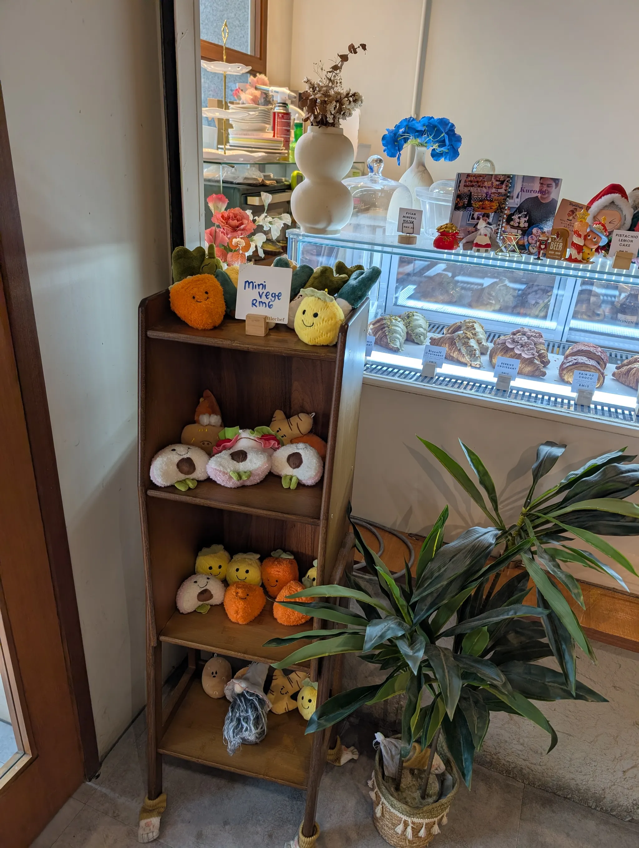 Adorable vegetable-themed plushies from 3littlechef at Trove Hotel, Johor Bahru, Malaysia