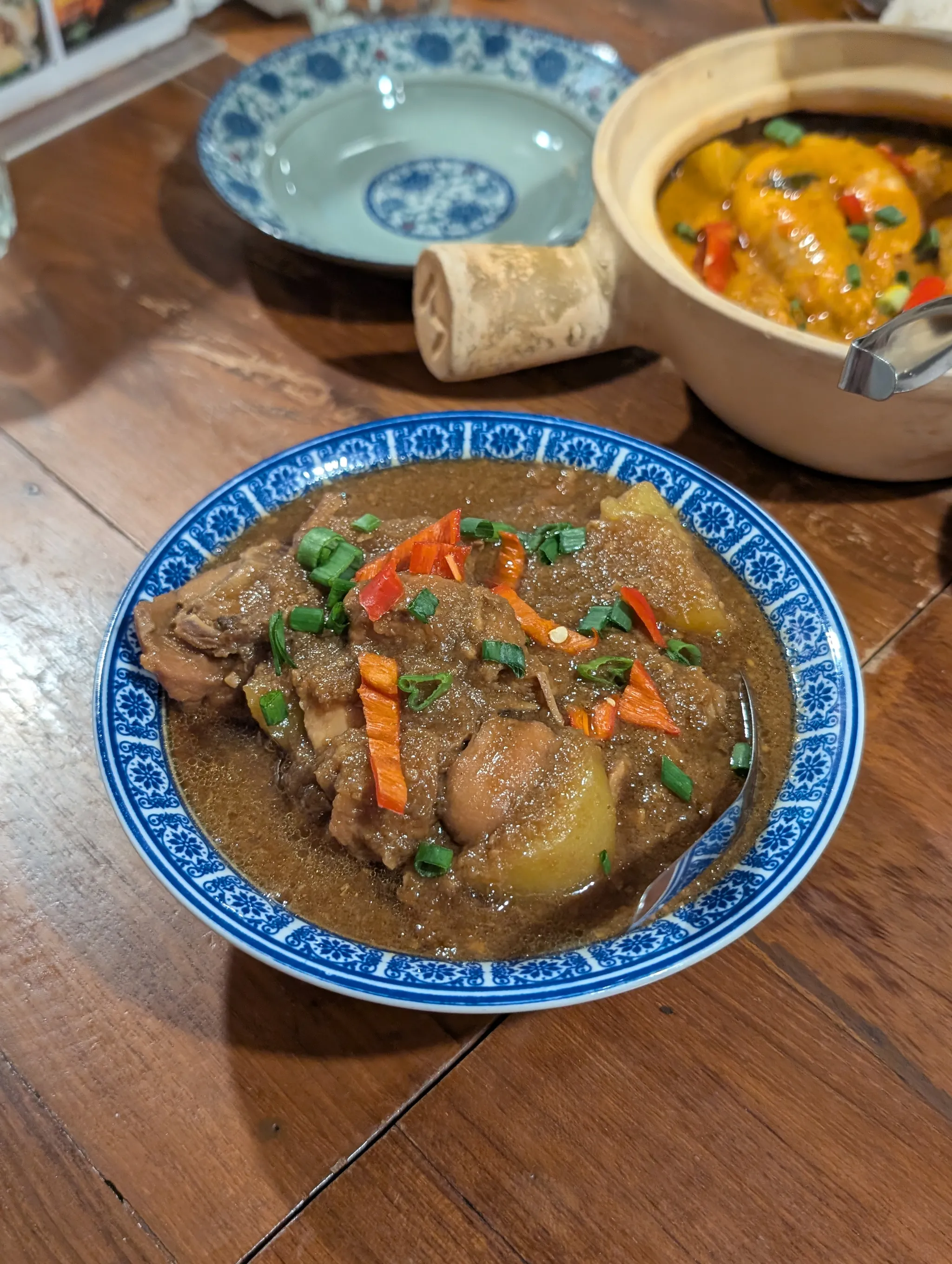 Big Baba Pong Teh Chicken, Nyonya-styled chicken stew with potatoes