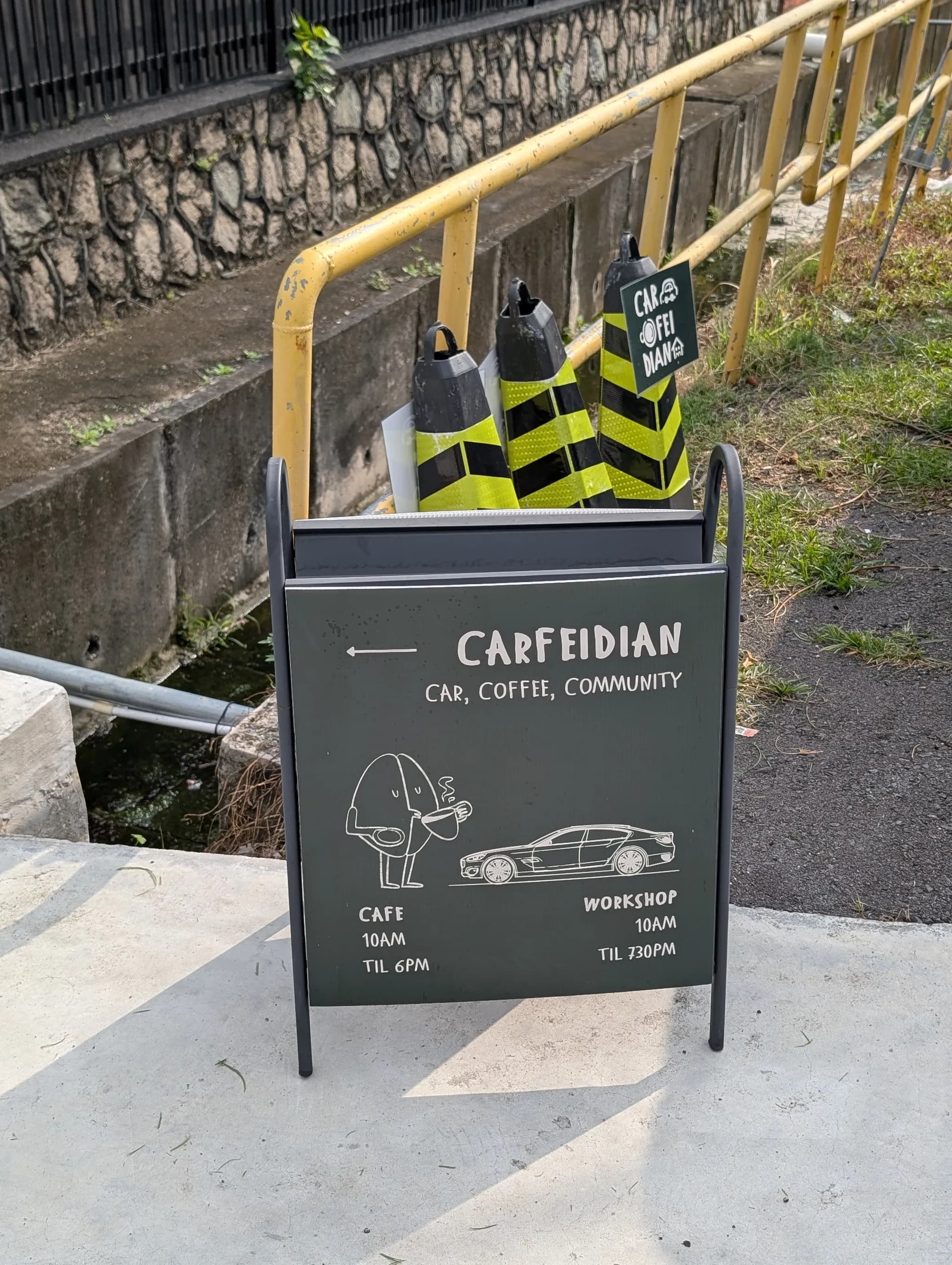 Exterior Signboard at Carfeidian, Taman Melodies, Johor Bahru, Malaysia
