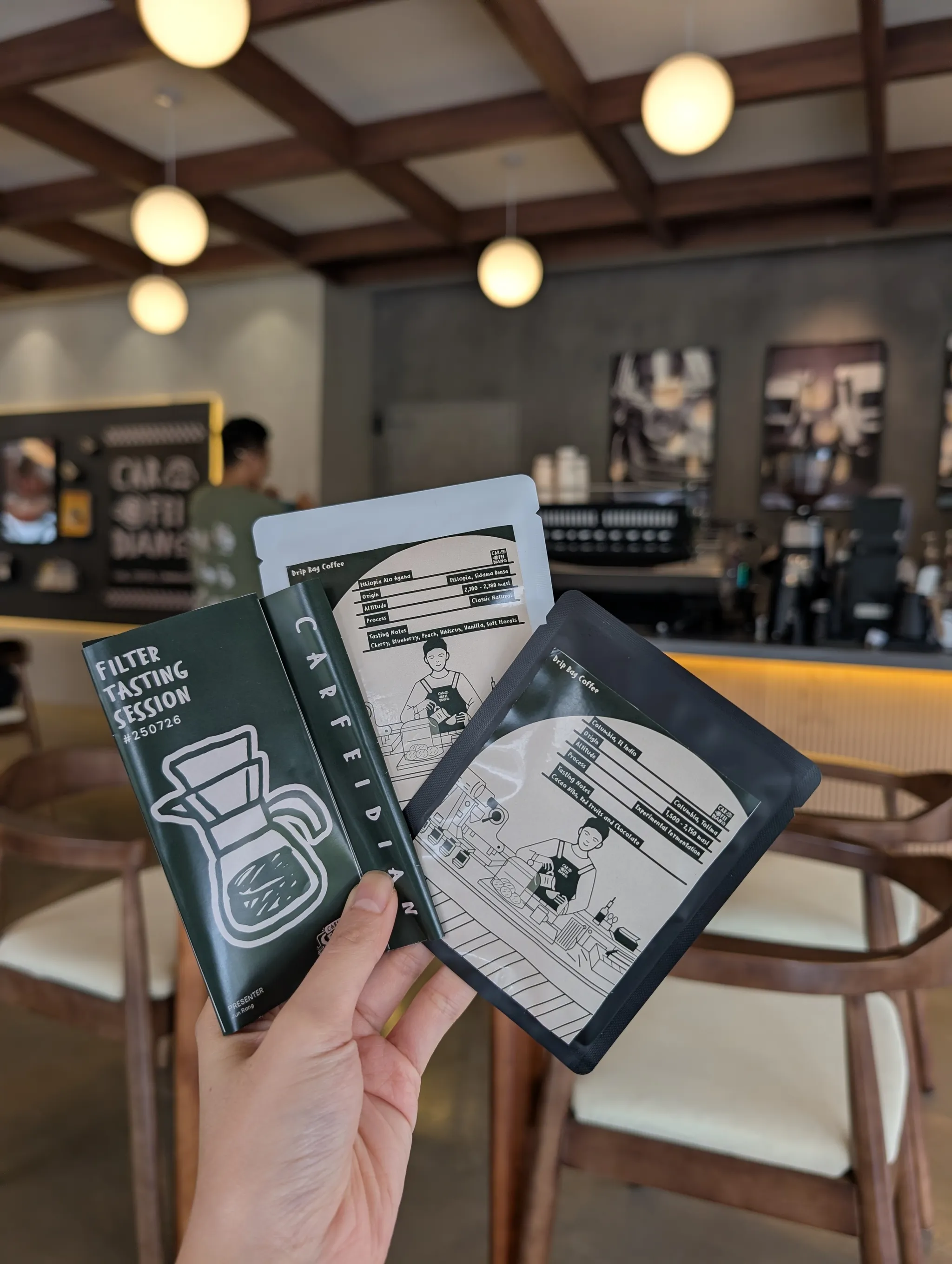 Free Sample Drip Bags at Carfeidian, Taman Melodies, Johor Bahru