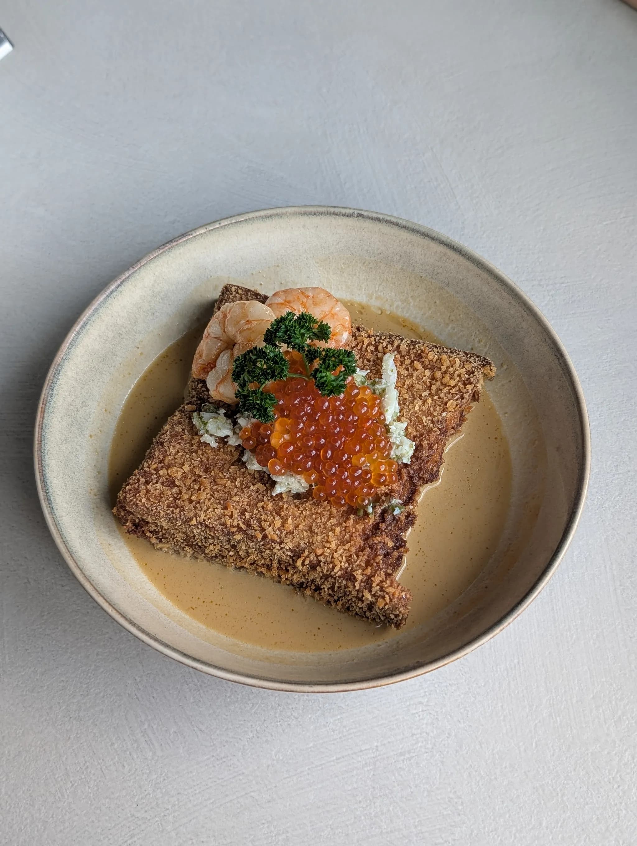 Thai Krabby Toast from Coexist Coffee Co, Hillview, Singapore