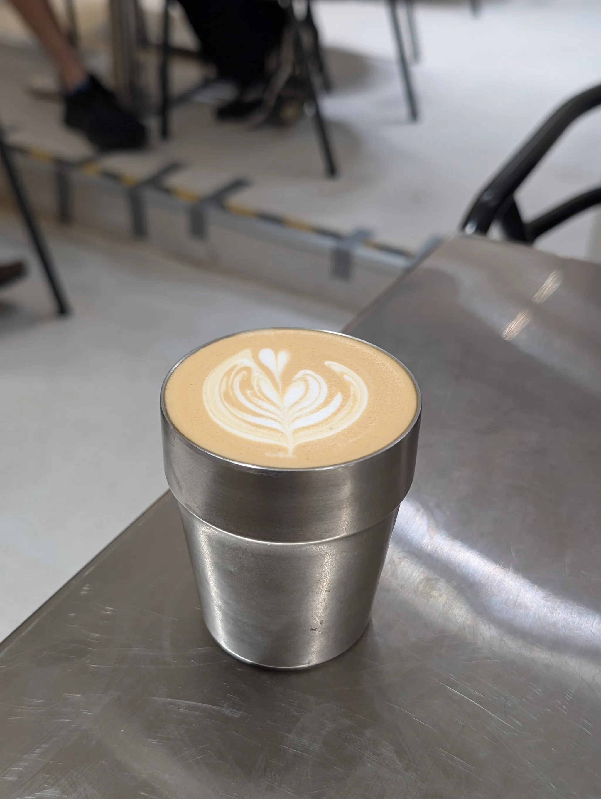 White coffee from Coexist Coffee Co. Pasir Panjang