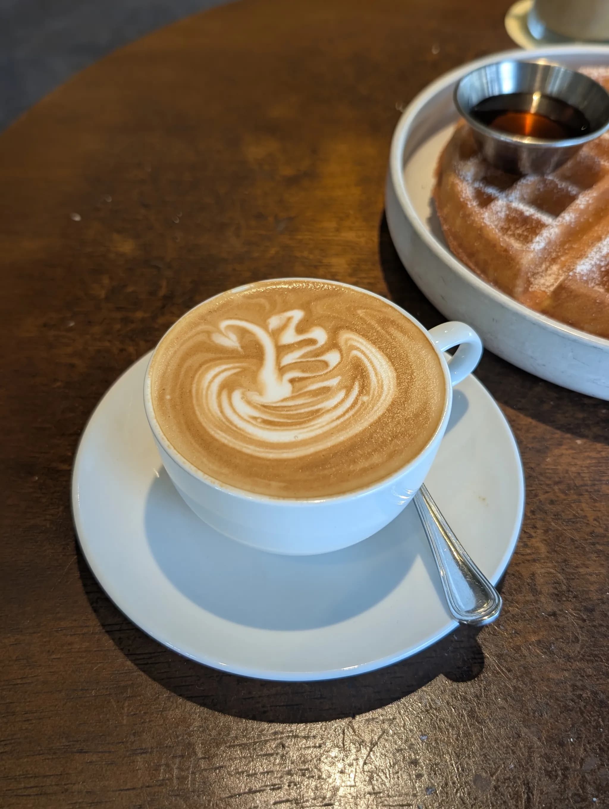 Hot Latte from Columbus Coffee Co Cafe at Upper Thompson, Singapore