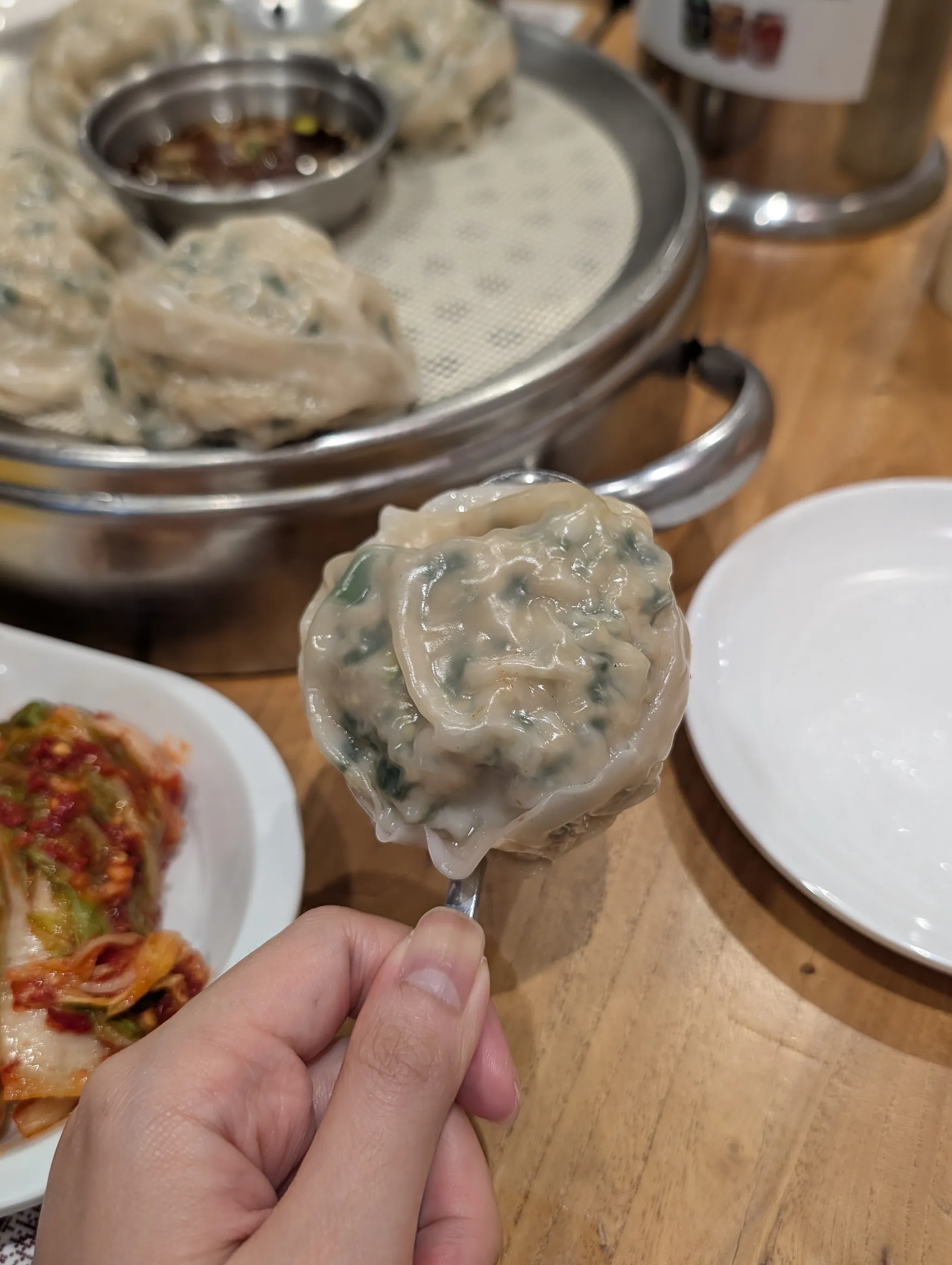 Korean Jinmandu Pork and Vegetable Dumplings from Jeong's Jjajang, Killiney Road, Singapore