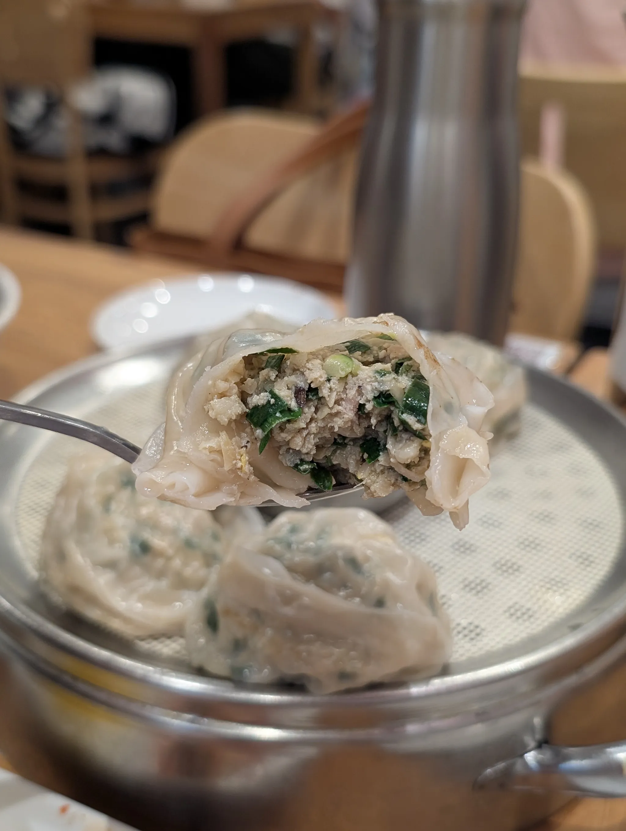 Korean Jinmandu Pork and Vegetable Dumplings from Jeong's Jjajang, Killiney Road, Singapore