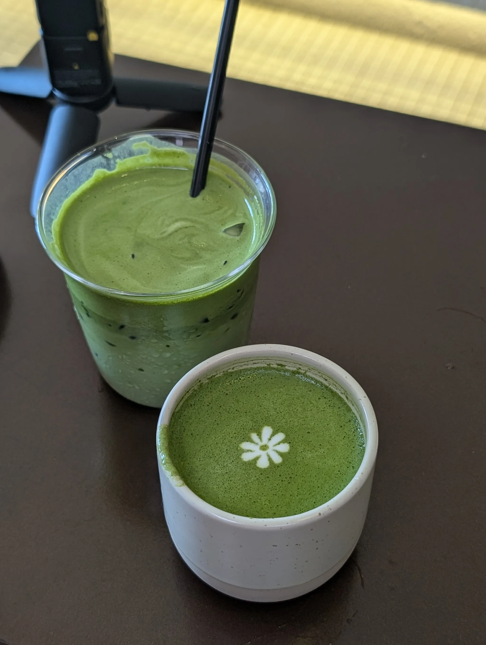 Niko Neko Ajisai Matcha Latte from Keke Cafe in Ipoh