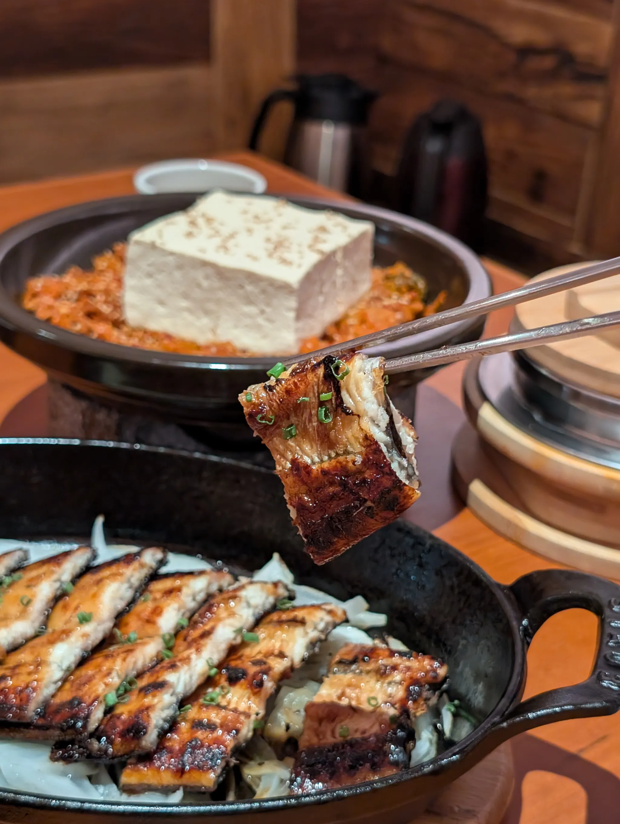 Close-up shot of Charcoal Grilled Eel from Kong Madam, Guoco Midtown II, Singapore