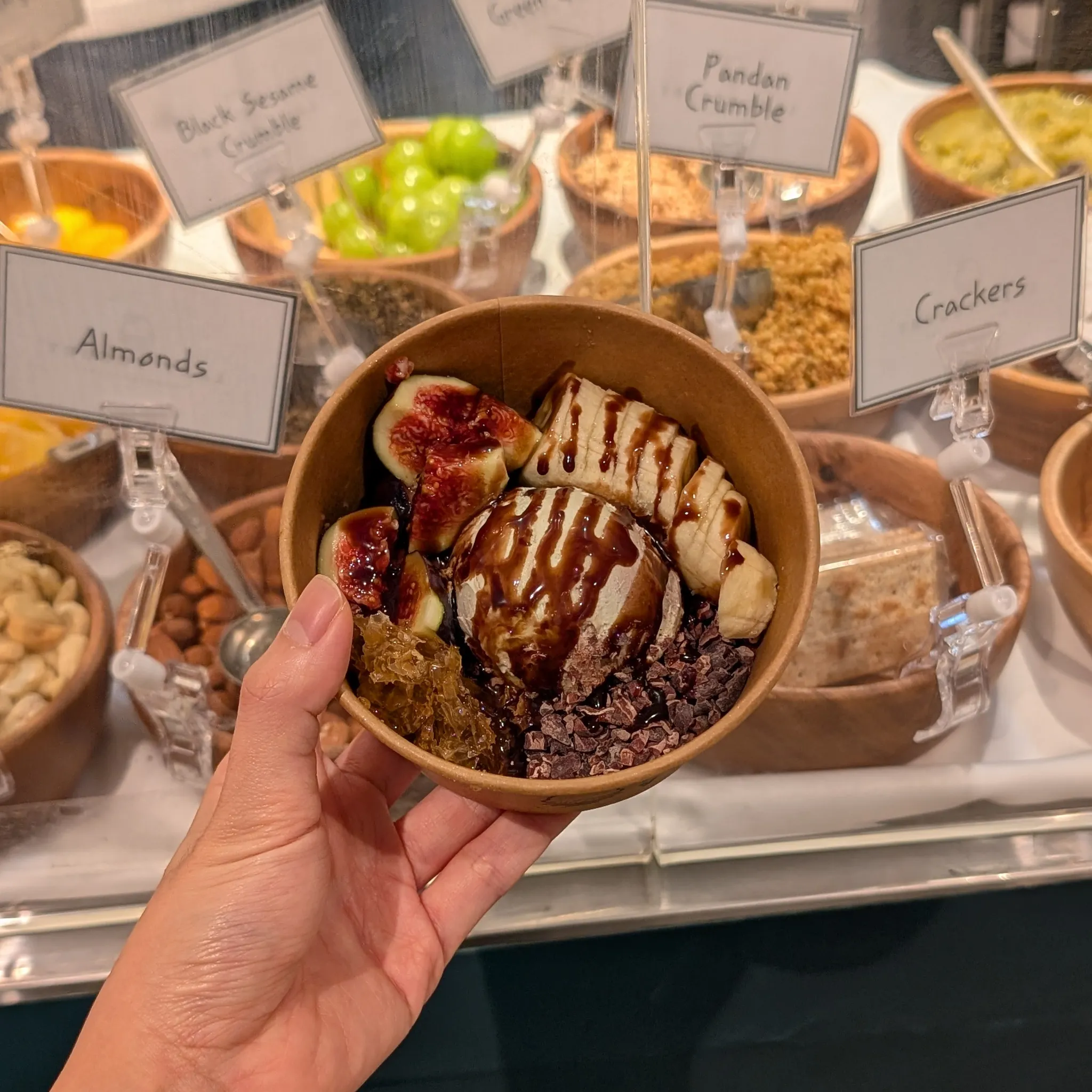 Matcha Chocolate Yogurt Bowl
