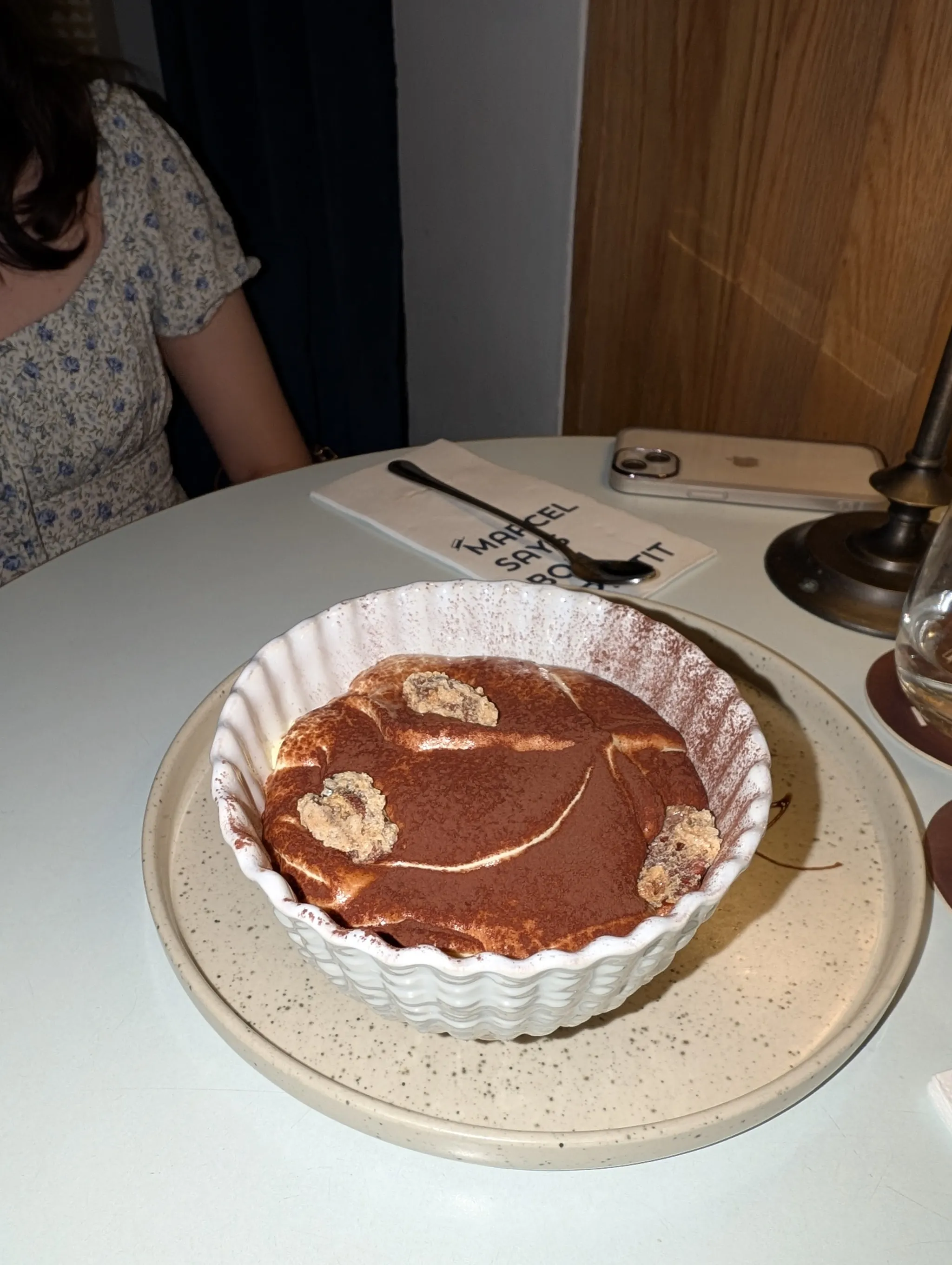 Iced tiramisu from Merci Marcel, Club Street, Singapore