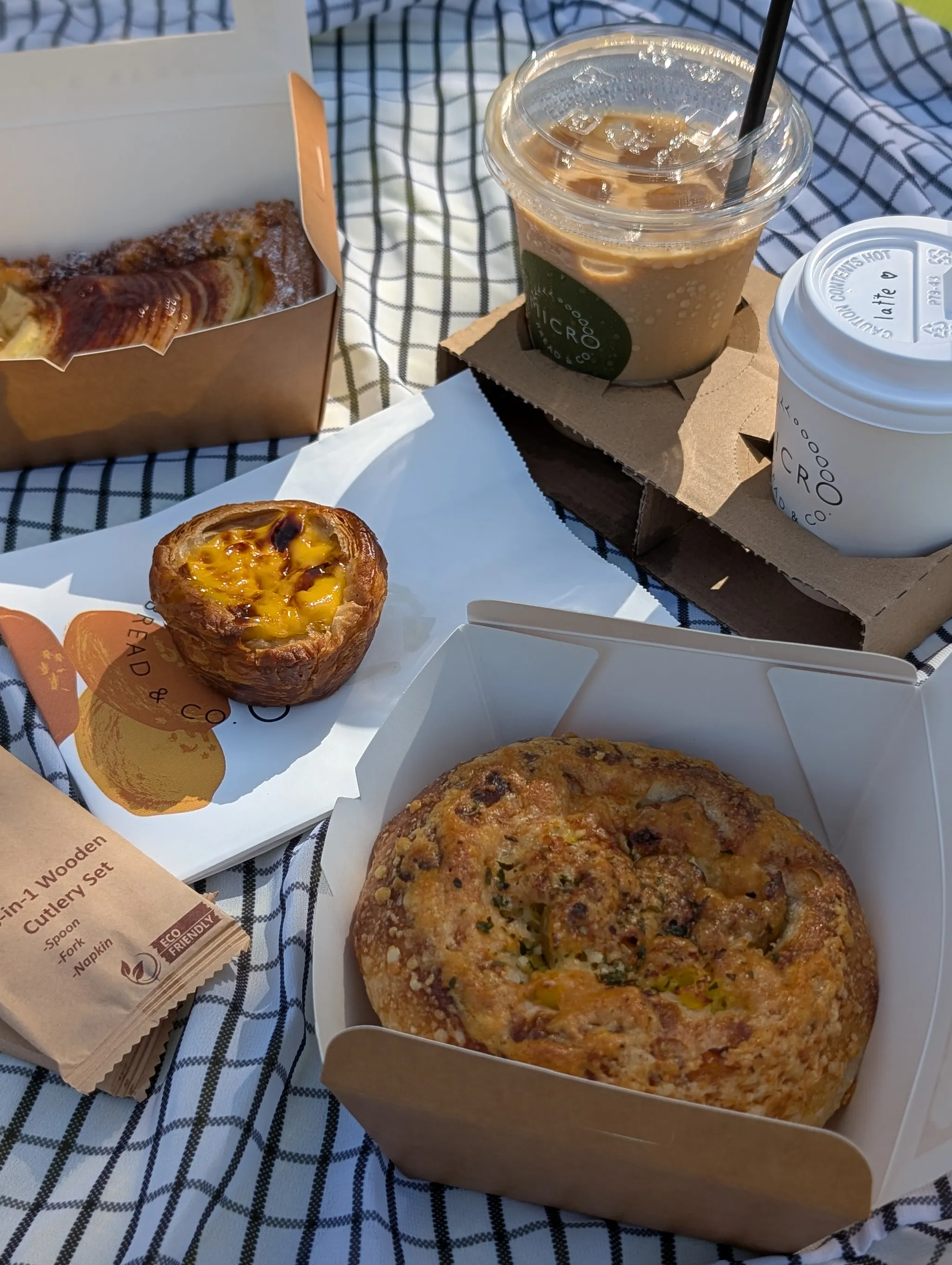 Garlic potato ciabatta from Micro Bakery, Jalan Serene, Singapore