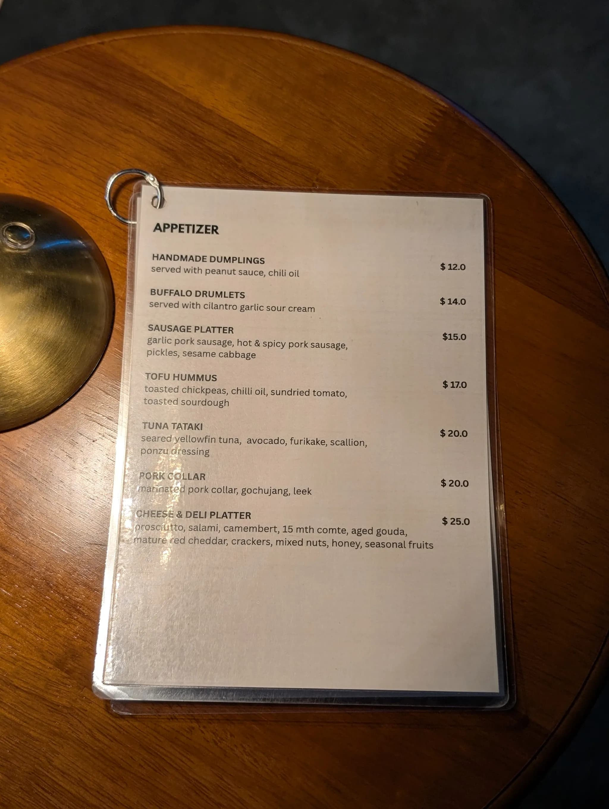 Page 1 Menu Offsite Cafe in Bukit Timah, Singapore