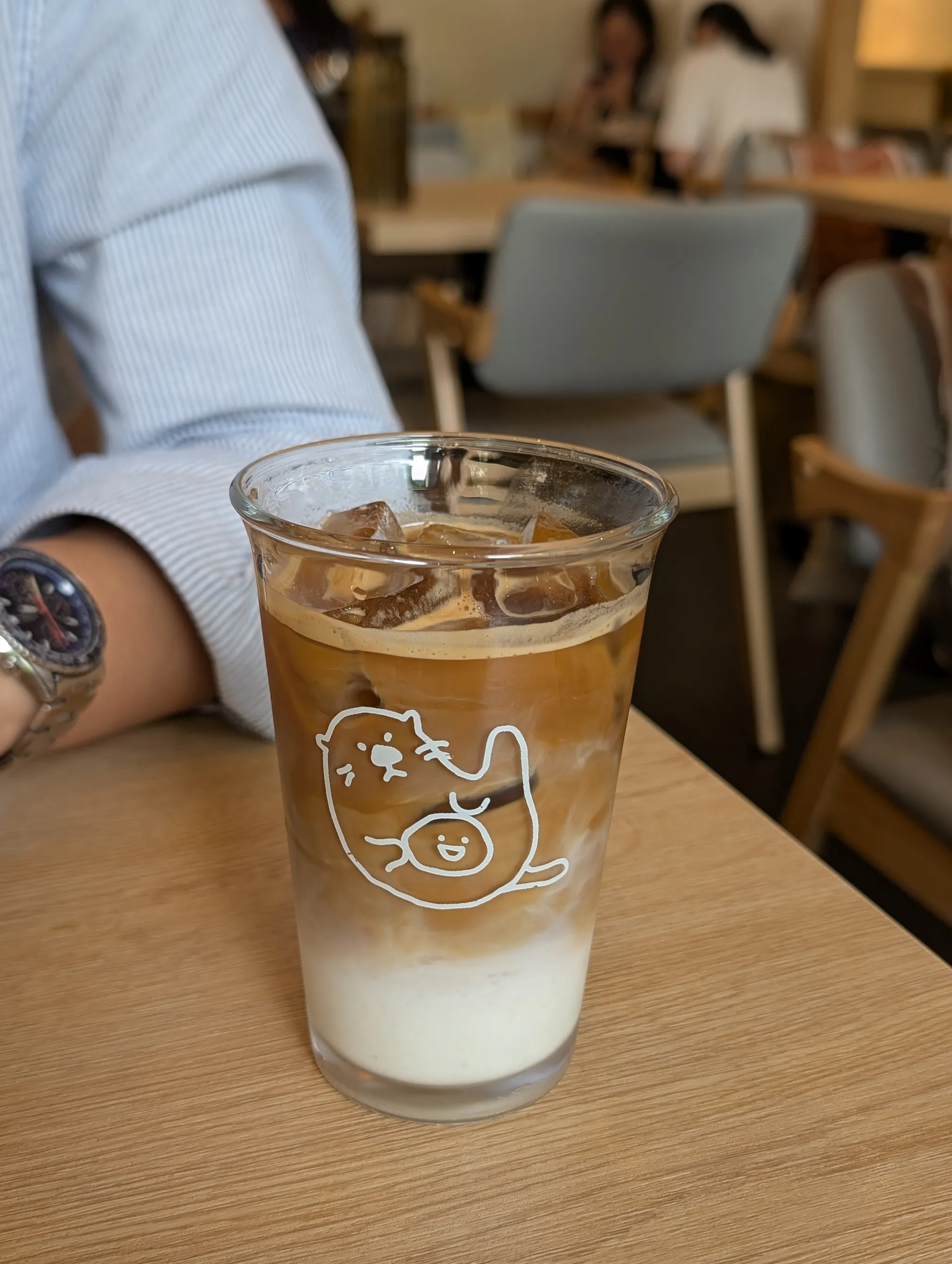 Iced latte from Otter and Pebbles, Singapore