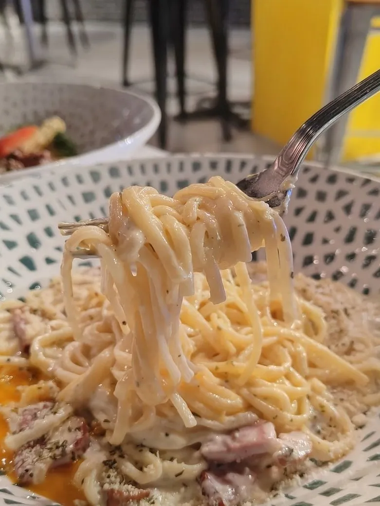 Smoked Duck Carbonara from Pen and Inc, Nanyang Technology University Alumni Club, Singapore