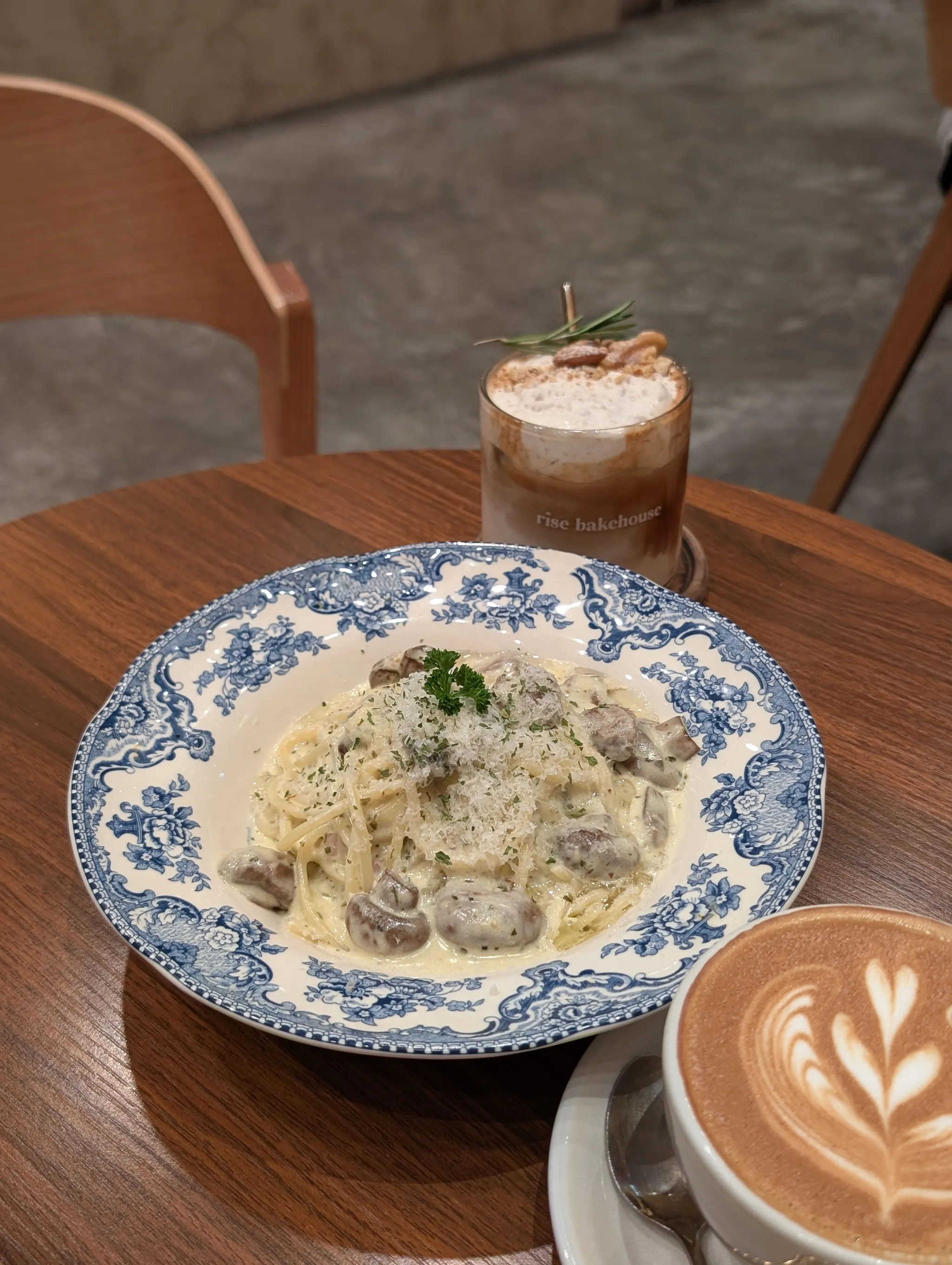 Truffle Mushroom Cream Pasta from Rise Bakehouse TripleOne Somerset, Singapore