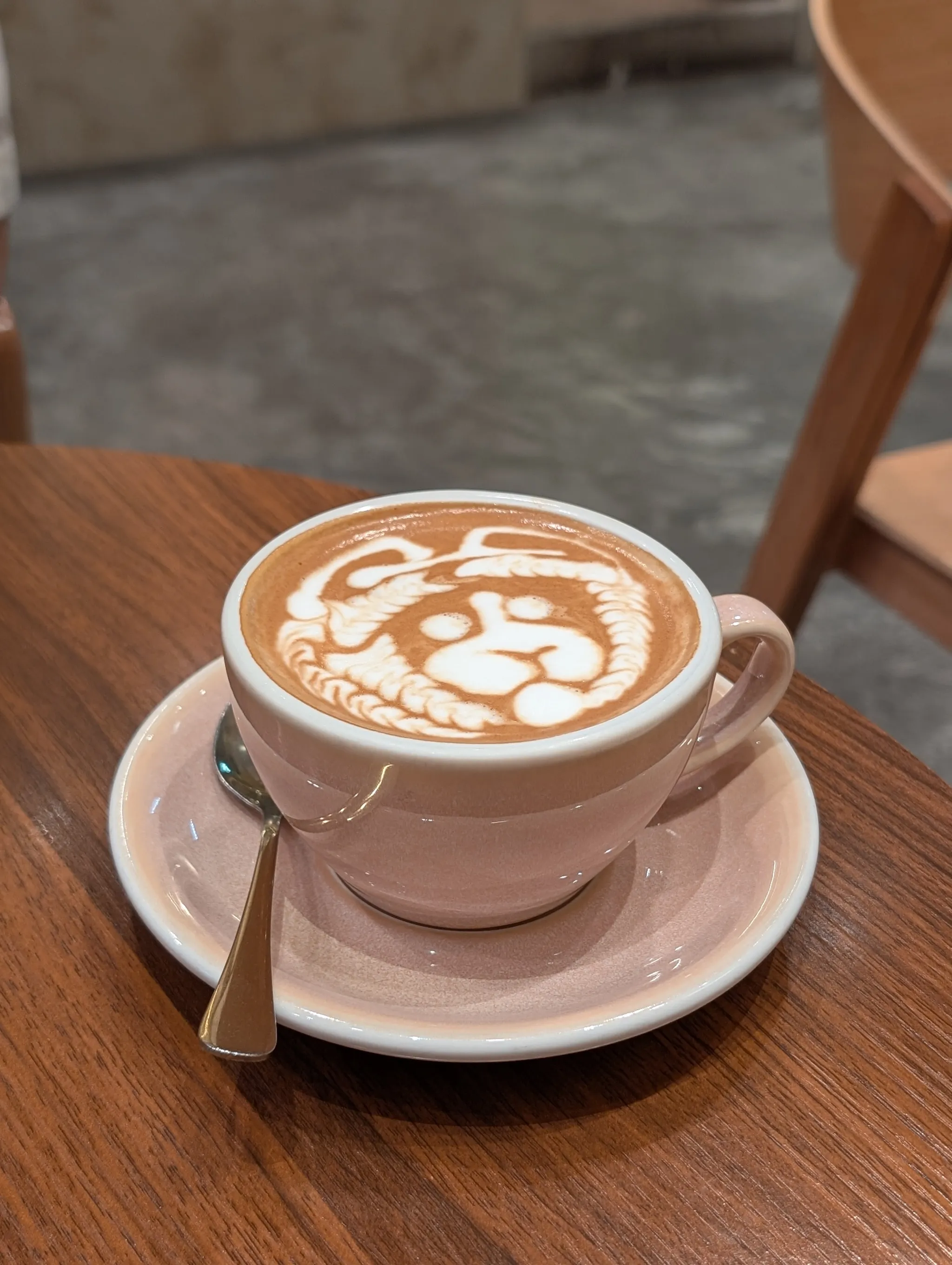 Hot Latte from Rise Bakehouse TripleOne Somerset, Singapore