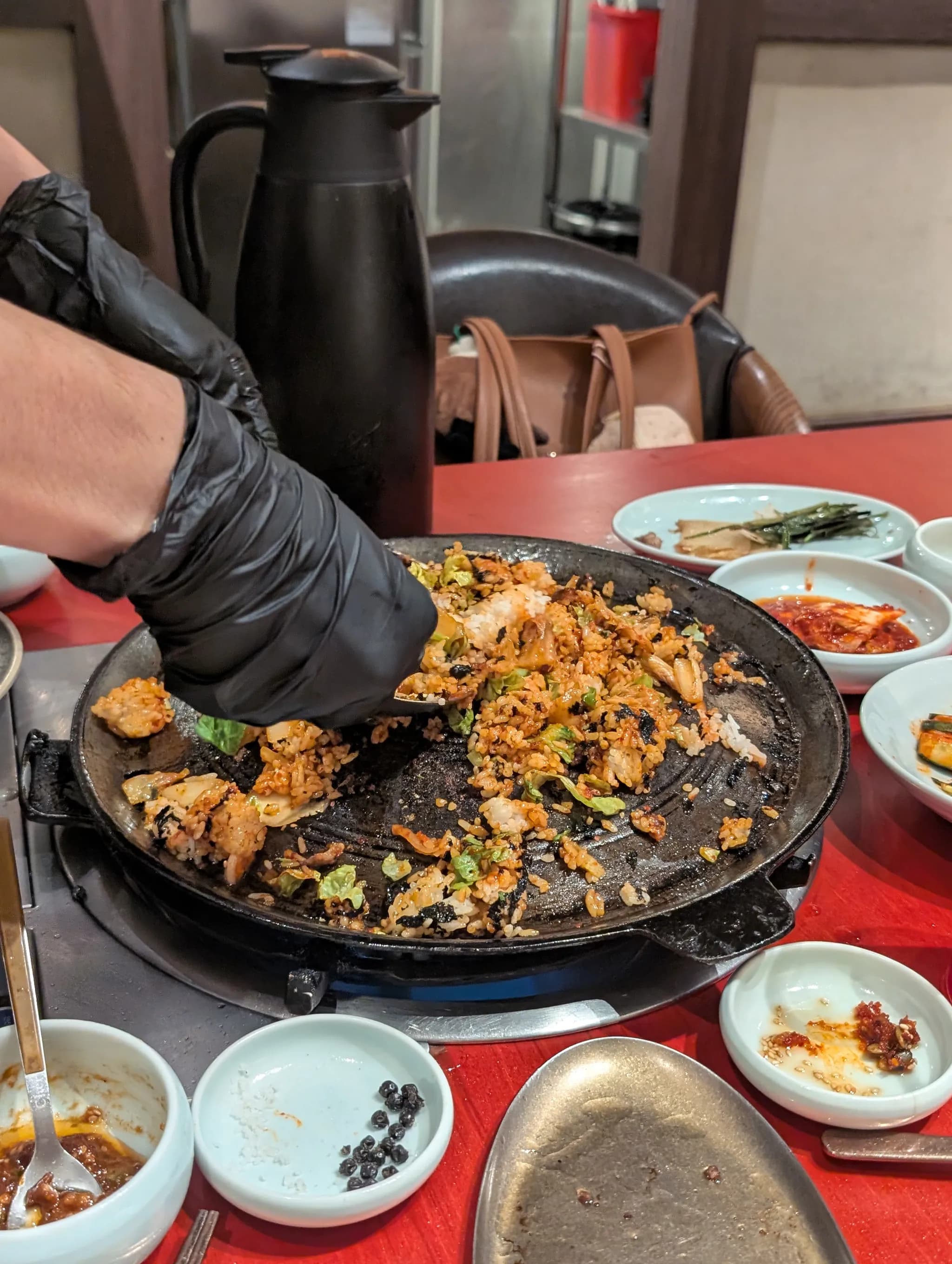 Pot Lid Stir-Fried Kimchi Fried Rice from Sodeng, Telok Ayer, Singapore