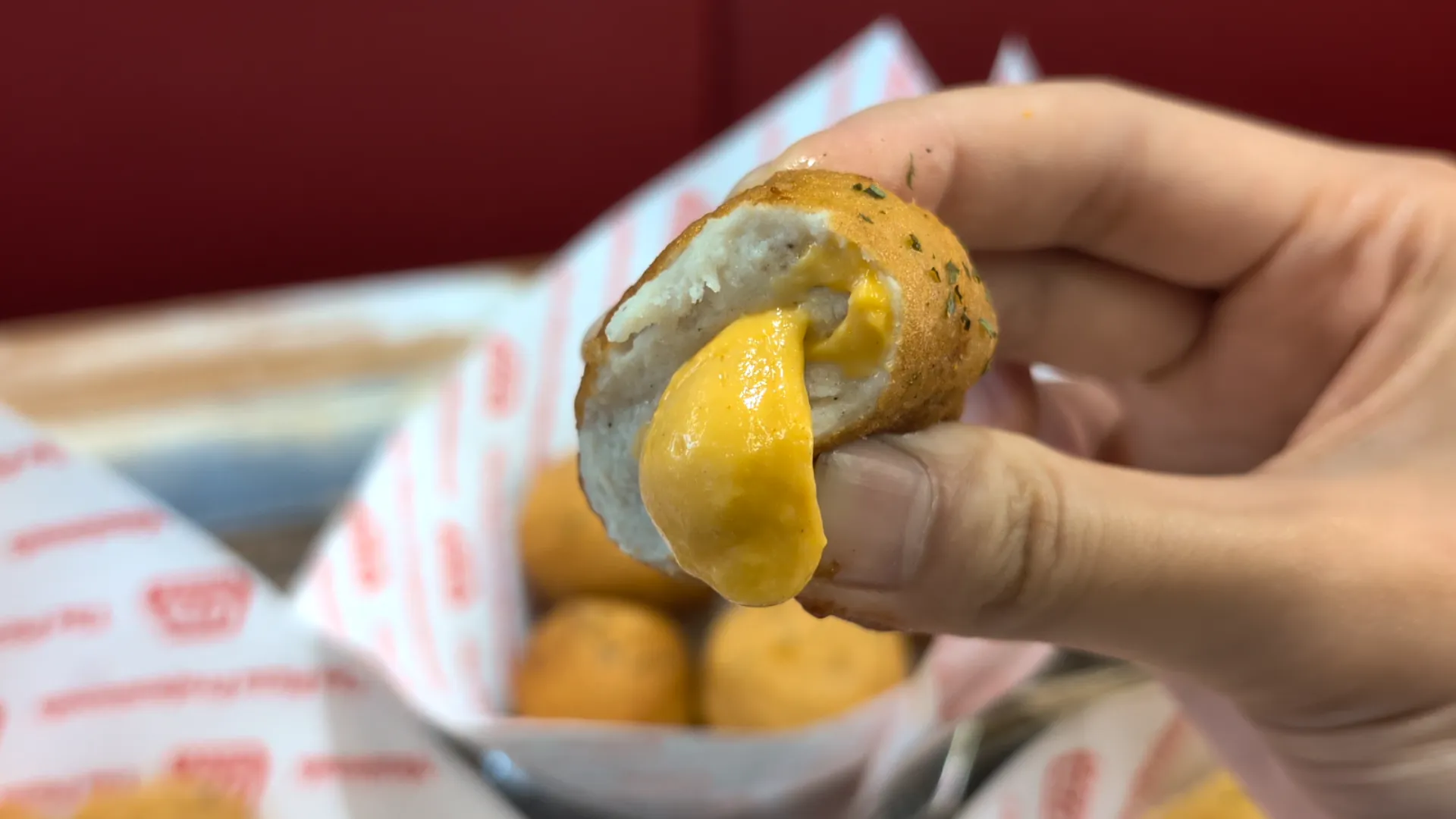 Bursting Chicken Cheezy Meatball from US Pizza in Singapore