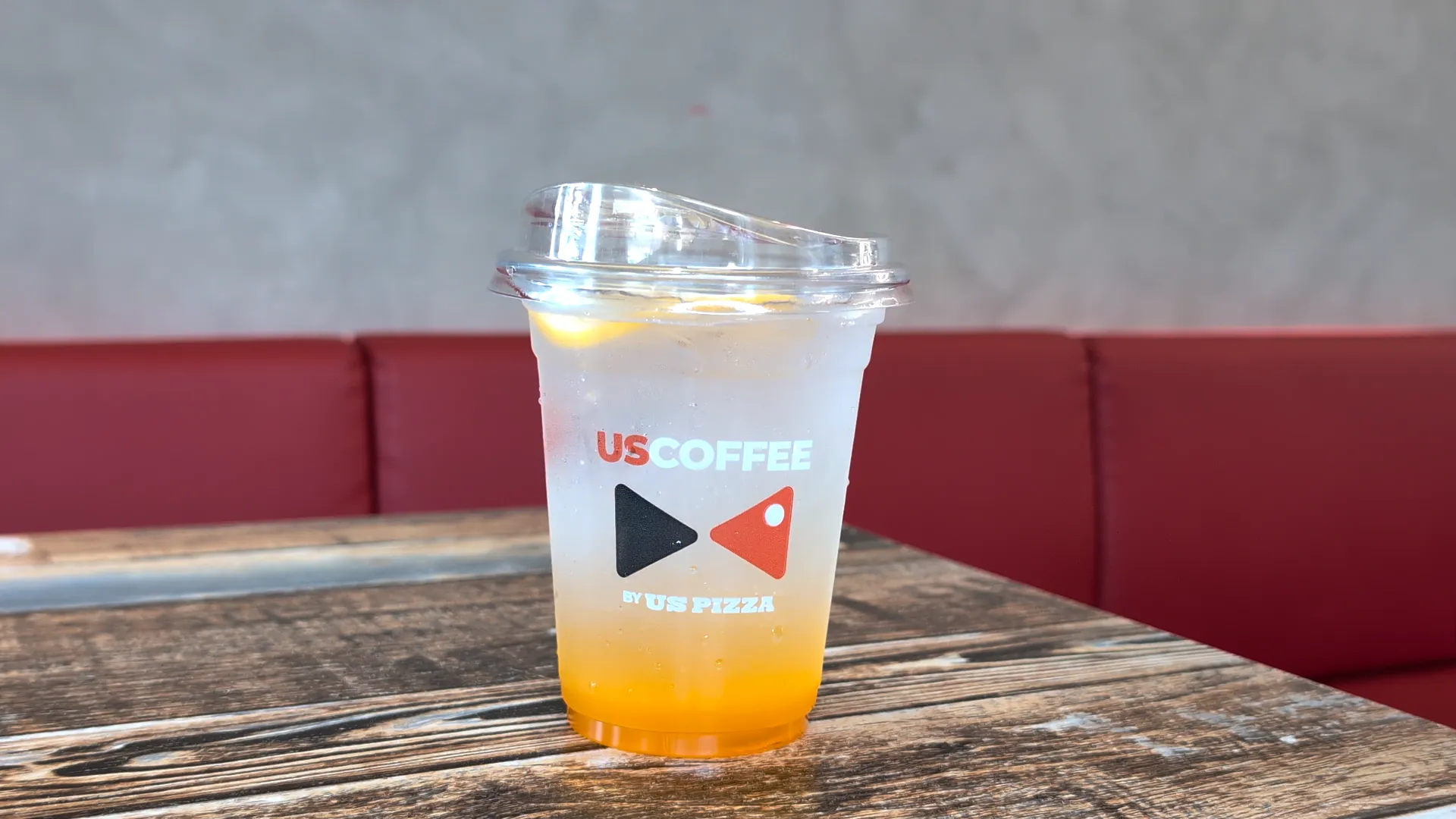 Sunset Mango Cooler Drink from US Pizza in Singapore