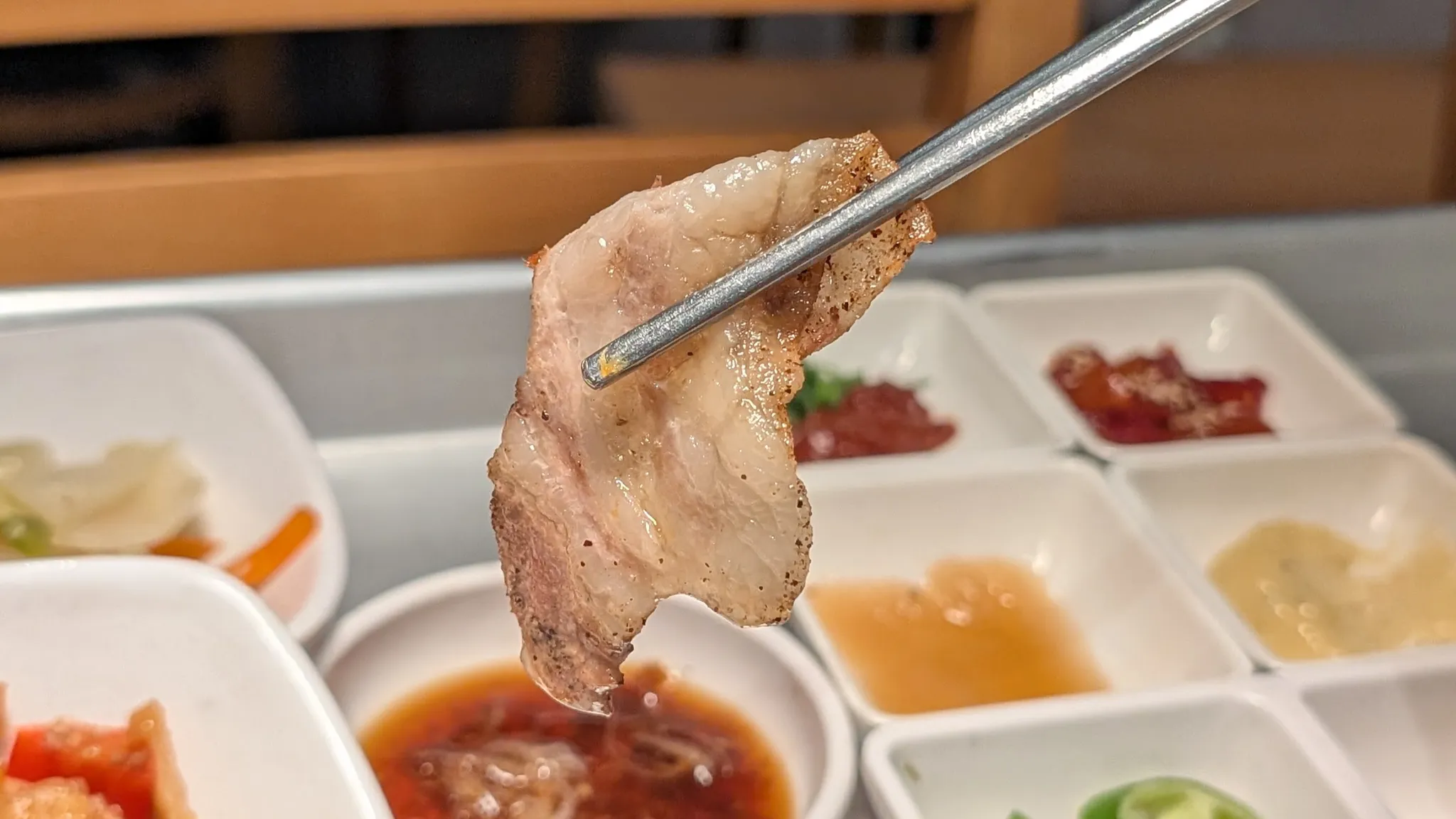 A Traditional Korean BBQ Experience in Singapore Featuring Naengsam (Frozen Pork Belly)
