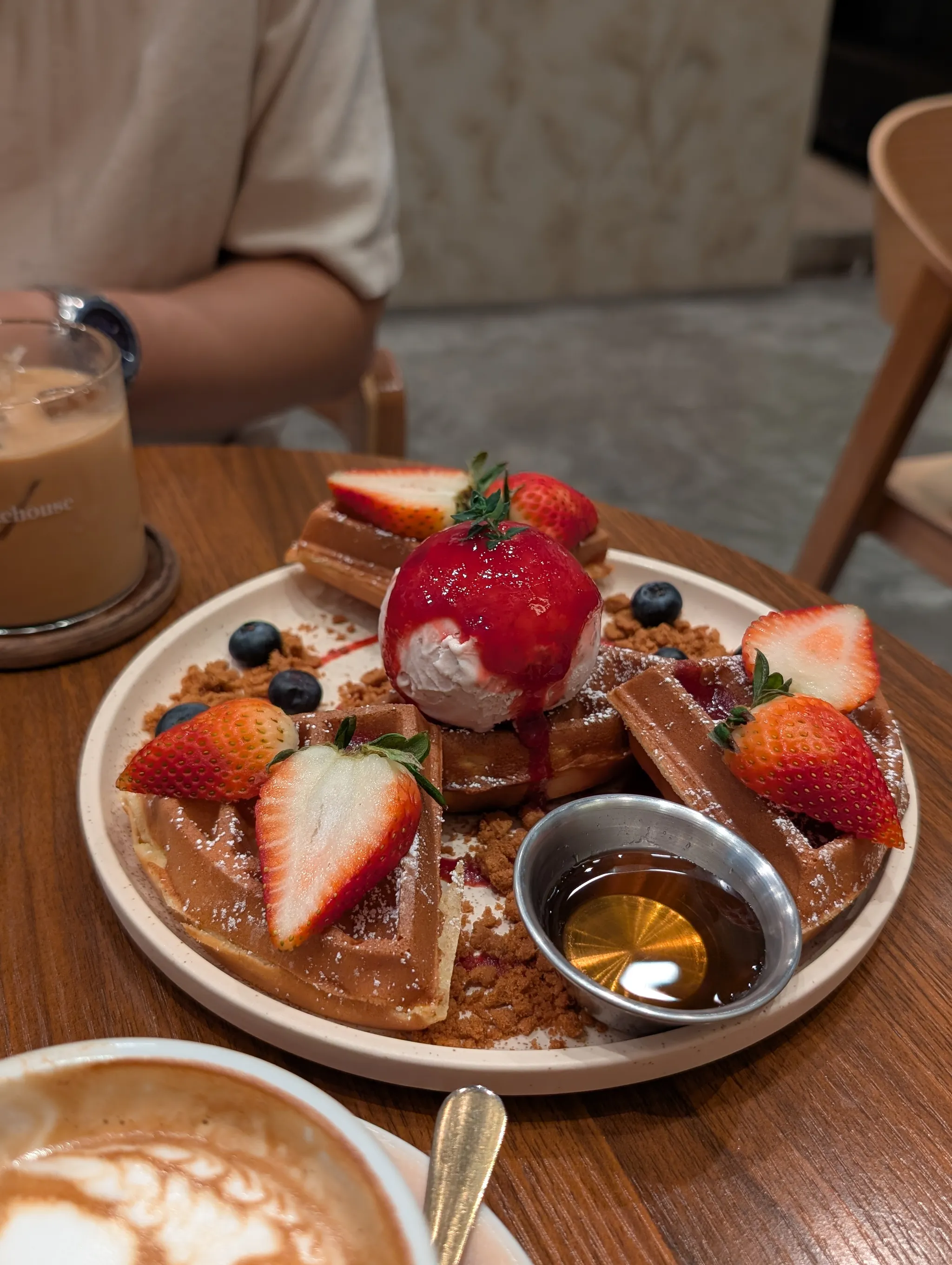 This Aesthetic Orchard Cafe Serves Crispy Brown Butter Waffles